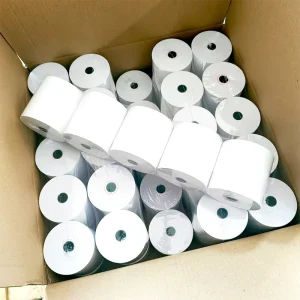 80 70Mm 80X60 Till 80 X 80Mm Receipt Thermal Paper Rolls 50 Rolls Case Bpa Free