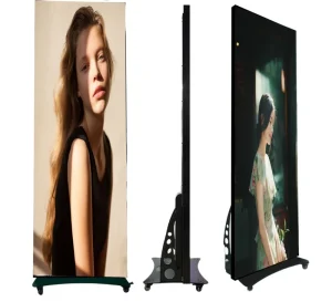 80 Inch P2.5 Indoor LED Poster Display LED Advertising Display LED Display Digital LED Poster Screen Floor Standing Advertising