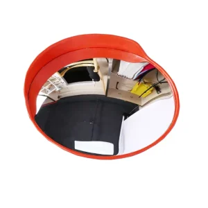 80cm Orange Red PC Anti theft Road Convex Mirror