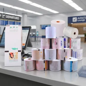 80mm Thermal Receipt Paper Rolls 57X40 BPA Free Eco POS Printer Paper From Direct Factory Supply