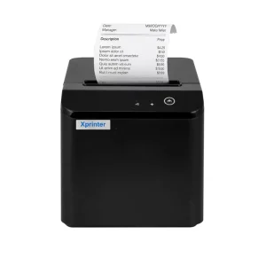 80mm Thermal Receipt Printer POS and Barcode Shipping Label Printer with USB and LAN Interface in Stock