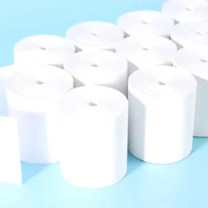 80x80mm Single Layer Coreless Thermal Paper Roll for POS Receipt Cash Register Movie Tickets 80x70mm Size