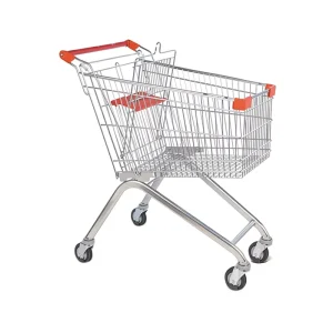 85L European Style Trolley Chain Stores Supermarket Shopping Trolley