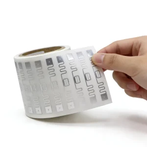860-960MHz EPC Barcode Printing Mini Tag RFID Sticker for Hotel & Retail Logistics Management Waterproof Long Range UHF