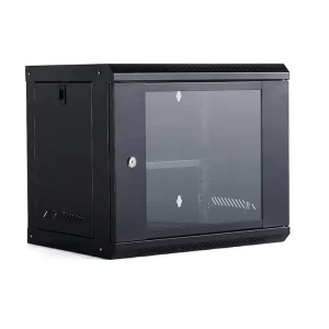 9U Wall Mounted Steel Internet Server Rack DDF Network Cabinet Data Center Outdoor Use 19 Inch Standard