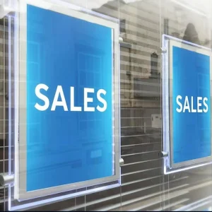 A2 A3 A4 Travel Agency Window Acrylic Poster Light Advertising Wall Mounted Retail Sign Holders