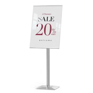 A2 Custom Size Hall Display Rack 4S Store Display Sign Indicator Sign Vertical Floor Standing Billboard Document Display Rack