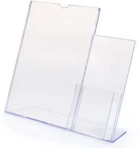 A4 A5 A6 A7 Acrylic Sign Menu Label Holder Clear Price Shelf Sign Holder
