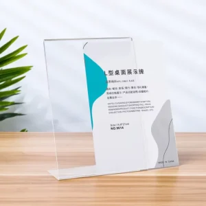 A4 A5 Clear Acrylic Plexi Retail Display Wall Mount Sign Holder Stand 8.5×11 Acrylic Food Menu Sign Tag Holder
