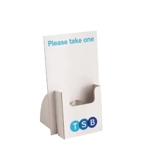 A4 Cardboard Sign Holder Advertising Display Standee Counter Card Strut Cards Tabletop Easel Signs With Holder