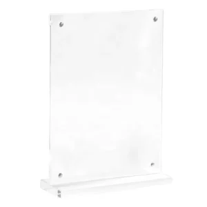A4 Clear Acrylic Sign Holder with Magnets for Shops Display Racks