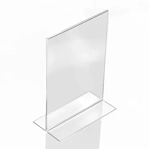A5 A6 Transparent L Shape Clear Display Table Advertising Acrylic Sign Holder for Table Card Menu Price Tag