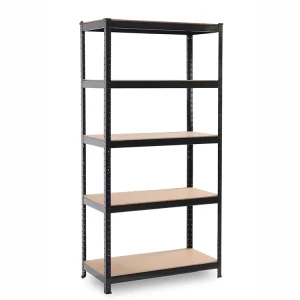 ABCTOOLS Black Metal Shelf Brackets Foldable Warehouse Rack From China