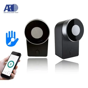 AIEN European Style Fashion Wooden Wifi Door Smart Lock App Apartment Smart Look Door