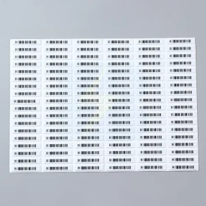 AM 58Khz Alarm System AM DR Soft Label EAS Plastic DR Barcode Labels Adhesive Anti theft Soft Sticker DR EAS AM Label