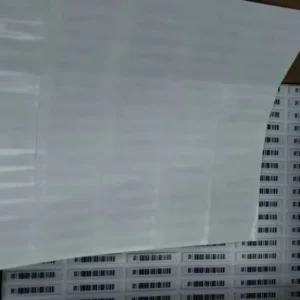 AM Soft Label Barcode 58Khz EAS System Security Alarm White Paper Anti-Theft HAX711 EAS Antenna 45*11mm Anti-Theft AM Sticker