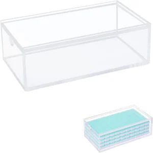 Acrylic 160 Standard Size American Mahjong Card Storage Box Transparent 1.2 Inch Eco Friendly Mahjong Rack Modern Style