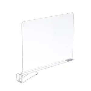 Acrylic Bookcase Transparent Partition Storage Box Acrylic Shelf Divider