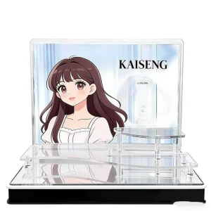 Acrylic Customizable Cosmetic Skin Care Products Display Stand for Retail Store Counters and Shopping Malls
