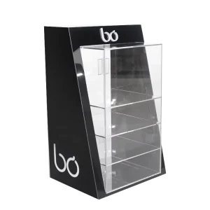 Acrylic Display Stand Manufacturers Display Stand with Door with Lock