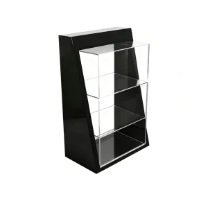 Acrylic Display Stand Saves Space Clear Design Draw Customer Attention Durable for Convenience Stores to Promote Products