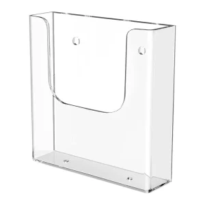 Acrylic Document Holder Storage Box A4 File Holder Transparent Wall-Mounted Screw Assembly Brochure Rack A5 Flyer Display Stand