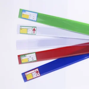 Acrylic Front Fence Checkout Divider Bar Price Tag for Wire Shelf Metal Wire Pusher Tray Magnetic Price Label Holder