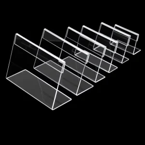Acrylic Price Tag Display Stand Holder for Shelves