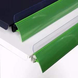 Acrylic Shelf Divider For Wood Shelf Data Strips Label Holder Plastic Hook For Pegboard