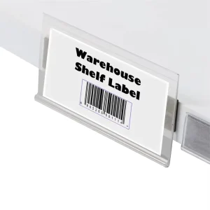 Acrylic Shelf Sign Frame Label Price Tag POP Banner Holder Clamp Price Card Frame Strip Data Strip Supermarket Supply
