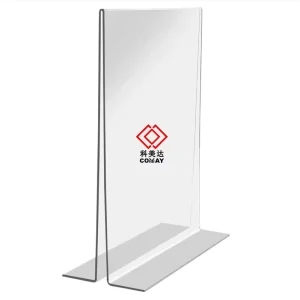 Acrylic T Shape A4/A5/A6 Clear Acrylic Display Stand Price Tag Label Menu Poster Holder