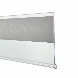 Adhesive Back Price Tag Strip UPC Holder Supermarket Display Price Tag Holder Shelf Label Holder for Grocery and Retail Stores