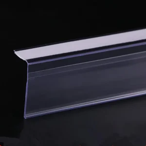 Adhesive Price Shelf Label Tag Holder Data Strip for Supermarket Shelves