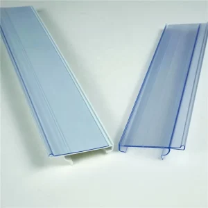 Adhesive Price Shelf Label Tag Holder Data Strip for Supermarket Shelves Retail Plastic PVC Acrylic Label Tag Porta Precios