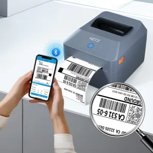 Adhesive Shipping Label Sticker Printer 4X6 Wireless 110mm 4 Inch Thermal Barcode Printer in Stock for Packaging