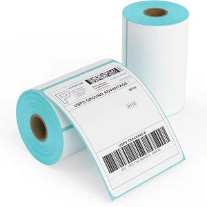 Adhesive Thermal Label for Logistic Express Shipping Waybill Sticker 4*6 Inch Bulk with Logo Custom