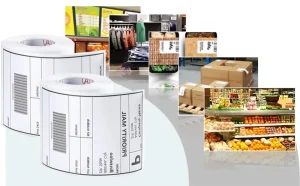 Adhesive Thermal Sticker Paper 6×4 Custom Paper Thermal Label Barcode Sticker