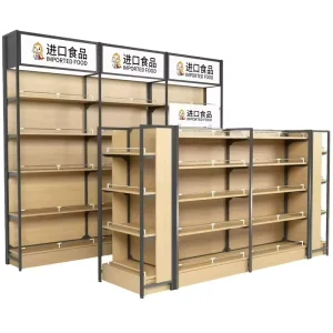 Adjustable Disassembled Mini Supermarket Gondola Shelving Retail Display Rack Shelves With Free 3D Design