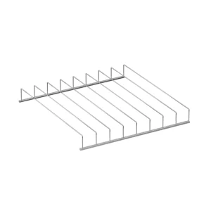 Adjustable Display Shelf Rack Wire Divider Anti Tip Display Shelf for Supermarket Refrigerator