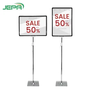 Adjustable Height Vertical Horizontal Double-Sided Poster Stand Table Top A3 A4 A5 Frame Sign Holder