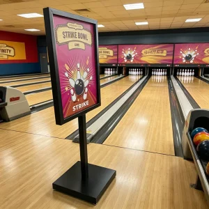 Adjustable KT Board Floor Standing Sign Holder Poster Display Stand Rust Corrosion Resistant Finish for Retail Store Advertising