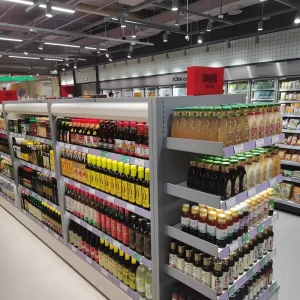 Adjustable Metal Supermarket Shelf Gondola Shelving for Grocery Store