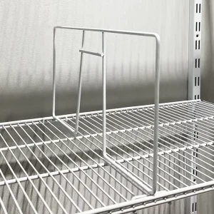 Adjustable Metal Wire Shelf Divider Assembly for Living Room Clothing Organizer Storage Holders & Racks