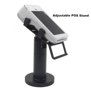 Adjustable POS Terminal Stand Universal Fit for Most Handheld Card Machines Black White