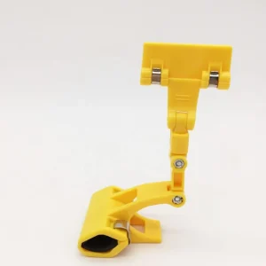 Adjustable PP PC Plastic POP Clip Sign Holder Bakery Label Price Tag Display for Promotional Supermarket Supplies