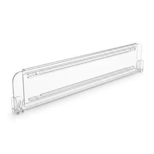 Adjustable Shelf Divider Clear Plastic Supermarket Shelf Organizer for Retail Store Display and Management