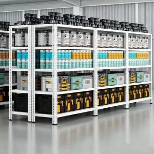 Adjustable Steel Storage Racks For Warehouse Supermarket Display Customizable Metal Storage Stand