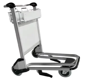 Airport Luggage Trolley Aluminum Steel Cart