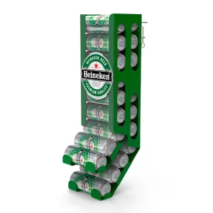 Alcoholic Beverage Can Rack Display Counter Beer Stand