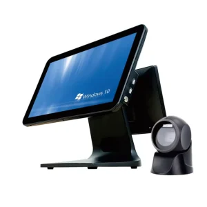 All One POS System Retail 15.6 Inch Cash Register Drawer Restaurant Machine Intel I3 Wi-Fi 6 128GB RAM Capacitive Touchscreen